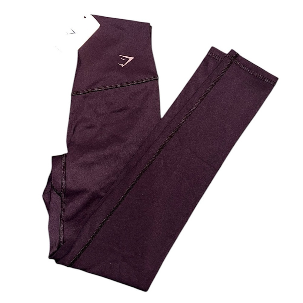 NWT Gymshark Elevate Buttery Soft High Rise Athletic Workout Leggings / Brown XS